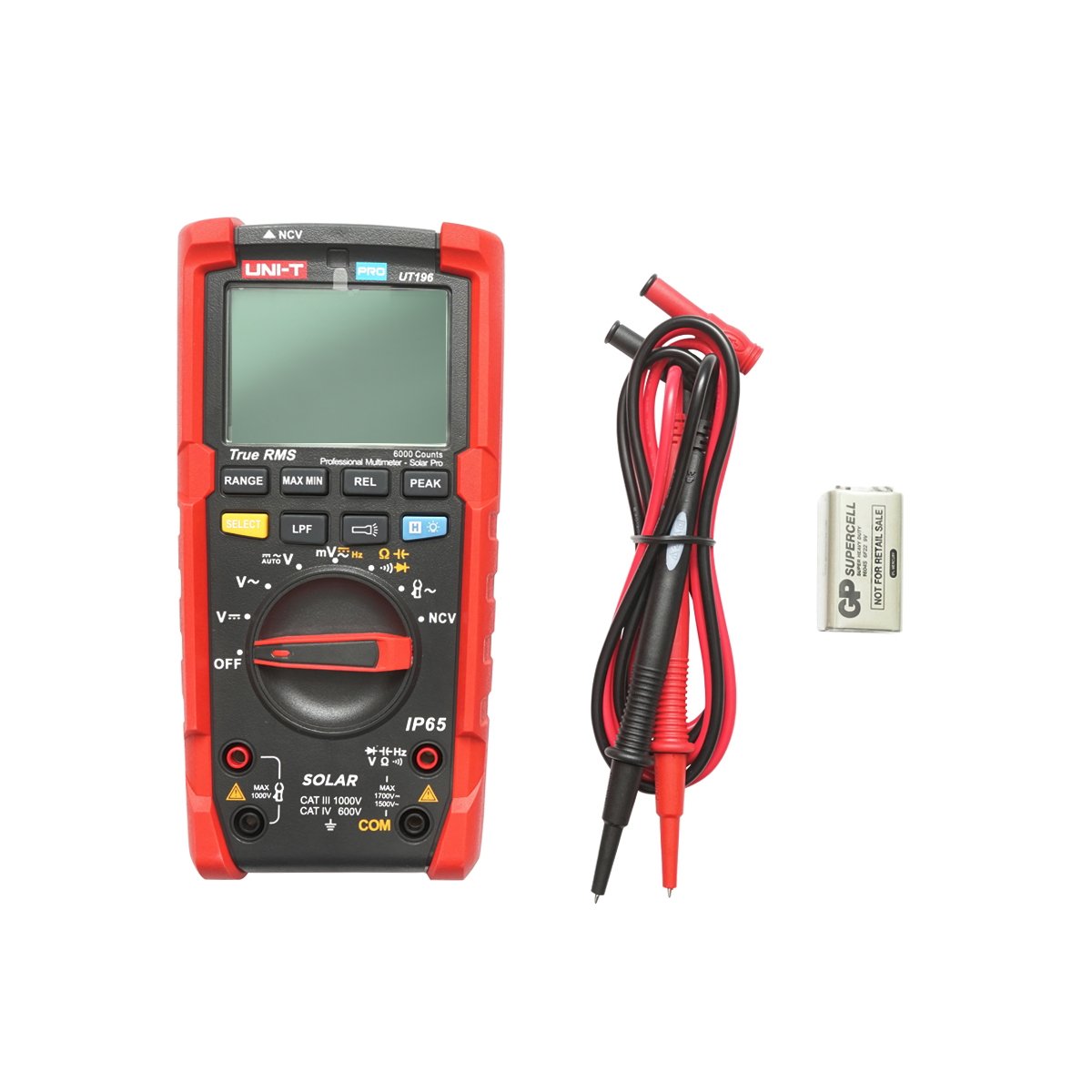 Multimetru digital profesional Solar Pro UT196, 1700V True RMS UNI-T